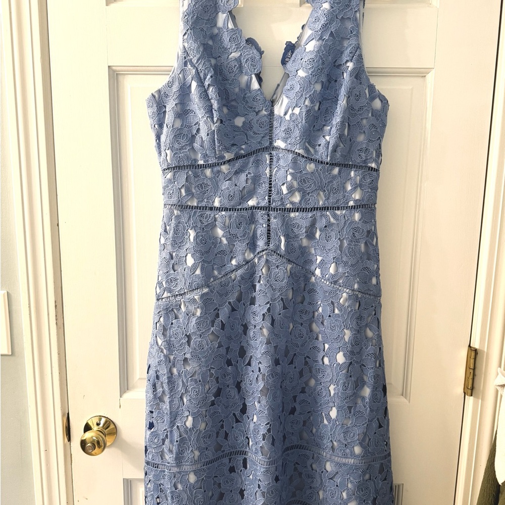 Vineyard Vines Periwinkle V-Neck Sleeveless Midi